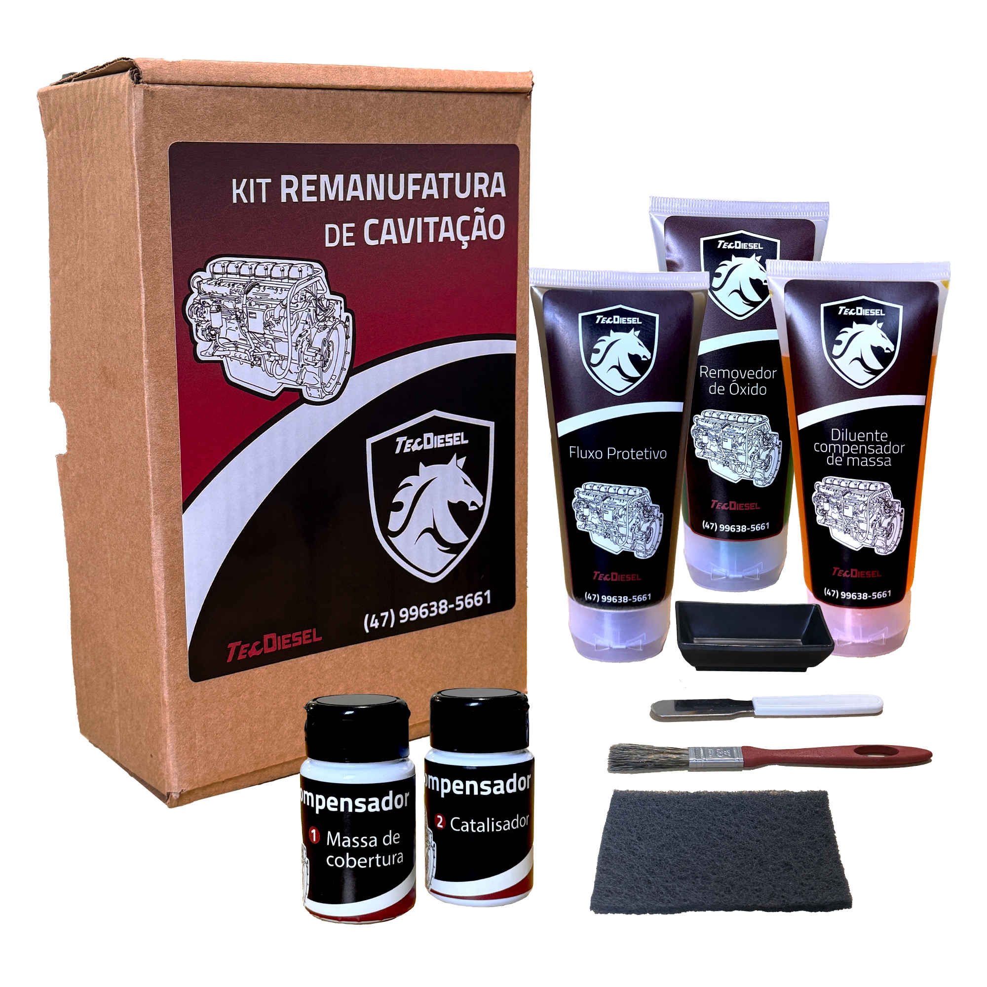 Kit de remanufatura de cavitação